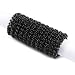 Spiral Hair Ties 12pcs No Crease Elastic Ponytail Holders Hair Ring Phone Cord Traceless Hair Rubber Bands Suitable for All Hair Types Black color