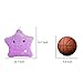 Star Plush Pillow - Mu Yangren LED Night light Creative Stuffed Toys for Kids Children (purple)