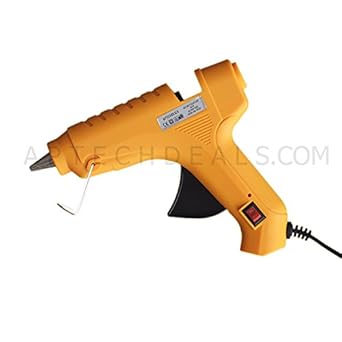 KABEER ART Mario 40 Watts Black Glue Gun