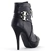 Show-Story-Black-Buckle-Strappy-High-Heel-Stiletto-Platform-Ankle-BootsLF30470BK387USBlack