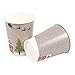 Christmas Santa Party Supplies – Serves 24 – Includes Plastic Knives, Spoons, Forks, Paper Plates, Napkins, and Cups Perfect for Christmas Holidays