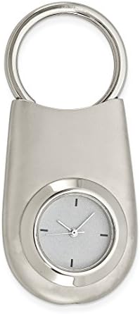 ICE CARATS Nickel Plated Oval Clock Key Band Ring Size Fashion Jewelry for Women Gifts for Her