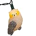 Kurt Adler UL 10-Light White Owl with Glitter Light Set