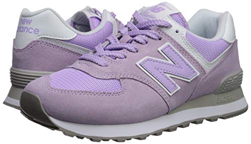 New Balance Women's 574 V2 Essential Sneaker, Violet Glo/White, 6.5 M US | Pricepulse