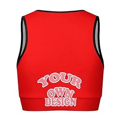 Custom Bras for Women - Personalized Crop Tops with