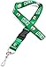 Pro Specialties Group NBA Boston Celtics Basketball Team Green Lanyard Breakaway Closure and Detachable Key Ring