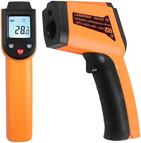 Eterne Non-Contact Digital Infrared Thermometer,Instant-Read Temperature Gun with Laser and LCD Backlit for Object Surface Measurement