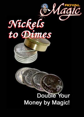 Nickels to Dimes From Royal Magic - Double Your Money By Magic!