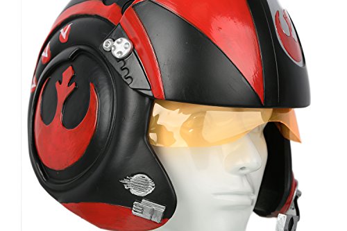 Xcoser Dameron Helmet Deluxe Poe Cosplay Mask X-Wing Teens Adult SW Costume Props