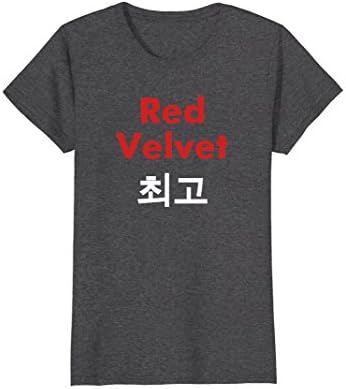 Womens Red Velvet Biggest Fan Shirt XL Dark Heather
