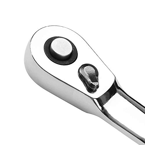 Mini Ratchet Wrench 1/4 Inch Drive Socket and Screwdriver Bit Driver Quick Release Ratchet Wrench Dual-use Spanner Multifunctional Hand Tools - Thumbnail 5
