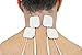 HealthmateForever Combo C - Assorted Pin Pads, 4pcs L, 2pcs XL, 1 XXL pin Inserted Hand Shape Electrode Replacement Massage Pads Patches for Electronic Pulse Massager TENS Units Muscle stimulators