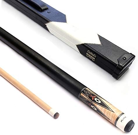 YWEHAPPY FURY F Pool Cue Stick Kit with Case Maple Professional Pool Billiard Cue Kit 11.75mm 12.75mm Tip 147cm Length 10 Teeth Joint Cue