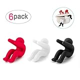 Silicone Lid Lifters,Spillproof Pot and Pan Lid Holder,Saucepan Lid Sid Pot Lifters to Use in Pan,Helpful Kitchen Gadgets (6 Pack)