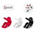 Silicone Lid Lifters,Spillproof Pot and Pan Lid Holder,Saucepan Lid Sid Pot Lifters to Use in Pan,Helpful Kitchen Gadgets (6 Pack)