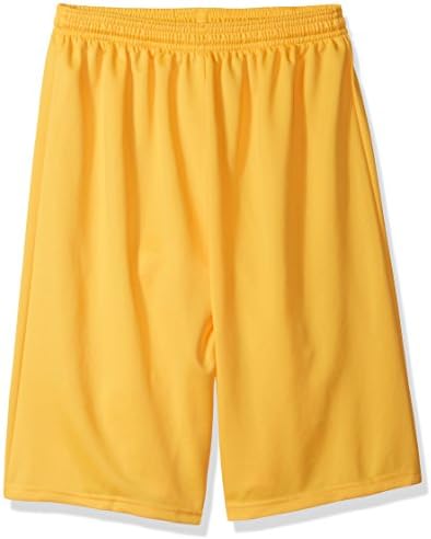 Alleson Ahtletic Youth Multi Sport 7" Tech Shorts, Light Gold, X-Large