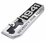 Chrome 75 Year 1941 Anniversary Metal Emblem Badge Nameplate for Jeep Wrangler CHEROKEE 2016