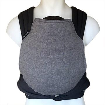 BabyHawk by Moby Baby Carrier for Newborns + Toddlers - Meh Dai (Mei Tei) - Graphite Chambray