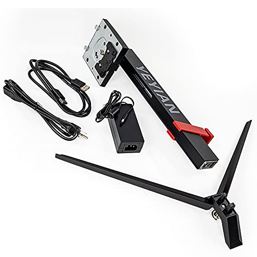 YEYIAN Sigurd 3001 27” Curved PC Gaming Frameless LED Multistand Monitor, 1080P HD, 165Hz, 1ms, 3000:1, 16:9, 178°, 16.7M Colors, G-Sync, FreeSync, DP/DVI/HDMI, Speaker, Tilt/Height/Pivot Adjustable