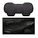 EDEALYN Car Back Seat Cover Smooth PU Leather Long Rear Seat Cover Auto Seat Cover Bench Seat Protector Car Seat Cover L53 X W19.3 in 1 PCS (Rear -Black)