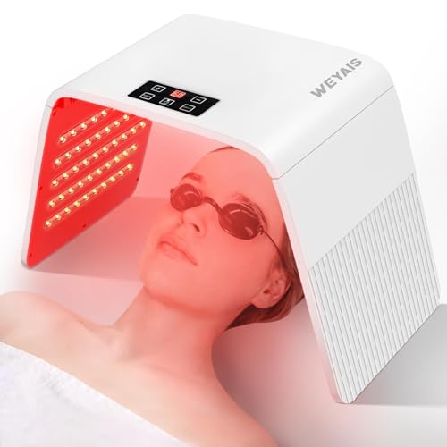 LBOYLOVE® Red Light Therapy for Face, Red Light Therapys Mask,Face LED Mask, 7 Colors LED Fa-ce Tool Light Therapys, SPA Equipment for Skincare at Home & Salon Use