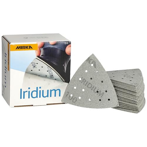 Mirka Sanding Triangle Iridium 93x93x93mm Grit 100 50 pcs Hook & Loop