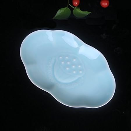 YUWANW Longquan Celadon Plato De Cerámica Plato Plato De 12 ...