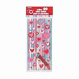Simply Hearts Valentine's Day Cellophane Bags, 20ct
