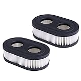 HEYZLASS 2Pack 593260 798452 Air Filter Cartridge, for Briggs & Stratton 550E Thru 725EXI Series Engine, Lawn Mower Air Cleaner