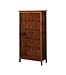 Furniture of America Liverpool Mission Style 5-Shelf Bookcase, Antique Oak Finish