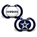 Official NFL Fan Shop Authentic Baby Pacifier and Bib Bundle Set. Start Out Early in Joining The Fan Club and Show Support for Your Favorite Football Team (Dallas Cowboys)