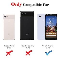 KKEIKO Case for Google Pixel 3A, RFID Blocking PU