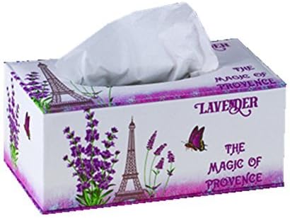 PU Leather Tissue Box,Rectangular Class and Fashionable Tissue Box Cover for Ofiice Desk Storage