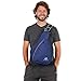 WATERFLY Packable Shoulder Backpack Sling Chest Crossbody Bag Cover Pack Rucksack for Bicycle Sport Hiking Travel Camping Bookbag Men Women (Dark Blue)