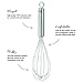 Rösle Stainless Steel Balloon Egg Whisk, 7 Wire, 8.7-inch