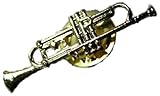 Miniature Trumpet Tie Tac Lapel Pin
