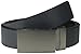 Calvin Klein Men's Reversible Dress Belt with Plaque Buckle, Grey/Black, 42