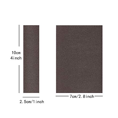 Wet Dry Sanding Sponge, Coarse/Medium/Fine 6 Different Specifications Sanding Blocks Assortment,36/60/80/120/180/220,Washable and Reusable,12 Pack