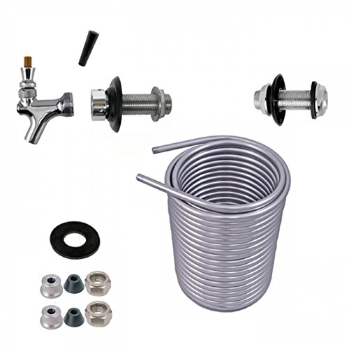 Jockey Box Conversion Kit, DYI Keg Cooler, SS304 Coil Kit