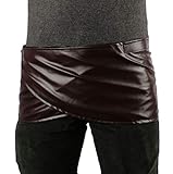 FangjunxianST Attack Titan Shingeki No Kyojin Skirt Leather Hookshot Belt Apron (Large) Brown