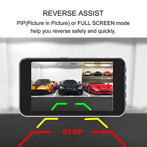 GOODTS Dual Dash Cam Front and Rear 4" IPS Screen FHD 1080P 6G Lens Car Dashboard Camera Recorder with Reversing Assist Night Vision G-Sensor Parking Monitor Motion Detection Loop Recording(No Card) - Thumbnail 2