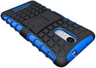 GVC Tough Hybrid Armor Back Cover Case with Kickstand Xiaomi Redmi Note 3 (Satin Blue)