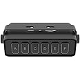 SpeedTech Lights Universal Switch Box Weatherproof Controller Switch Box with On/Off Switches + Momentary Switch - Control Box for Car, Truck, RV, Camper, Boat Rocker Switch Panel (6 Switch Box)