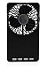 Welltop® Mini Mirror Fan Handheld Pocket Fan Electric Personal Fans 3 Speeds Portable Mini USB 18650 Rechargeable Emergency Power Bank Ultra-thin Summer Fan (Black)