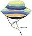 i play. Baby Reversible Bucket Sun Protection Hat, Gray/Multi Stripe, 9-18 Months