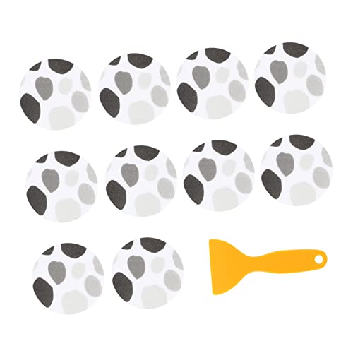 Yardenfun 11pcs Anti-Skid Bathtub Stickers with Cartoon Patterns Self-Adhesive Non-Slip Tape for Bathroom Stairs and Pools Waterproof and Easy to Apply