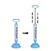CNSTAR Toilet Plunger, Powerful High Pressure Suitable Sure Holder Drain Plunger for Bathroom, Toilet, Bathtubs, Showers (Blue)