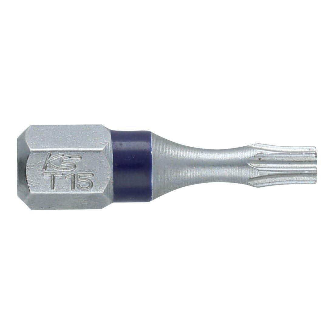 KS TOOLS 918.3610 TORSIONpower bit, 25mm, TH15tamperproof