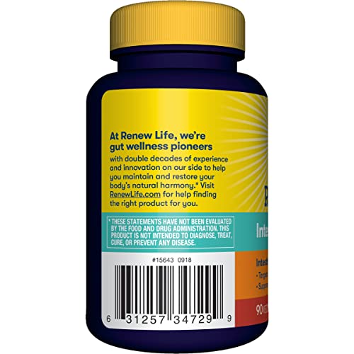 Renew Life Adult Digestive Enzymes, Dietary Supplement with Lglutamine