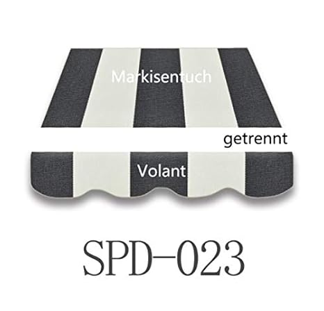 Home & Trends Markisen Tuch Markisenbespannung Ersatzstoffe SPD018-021-023-085-016 Maße 3 x 2.5 m Markisenstoffen ohne Volant